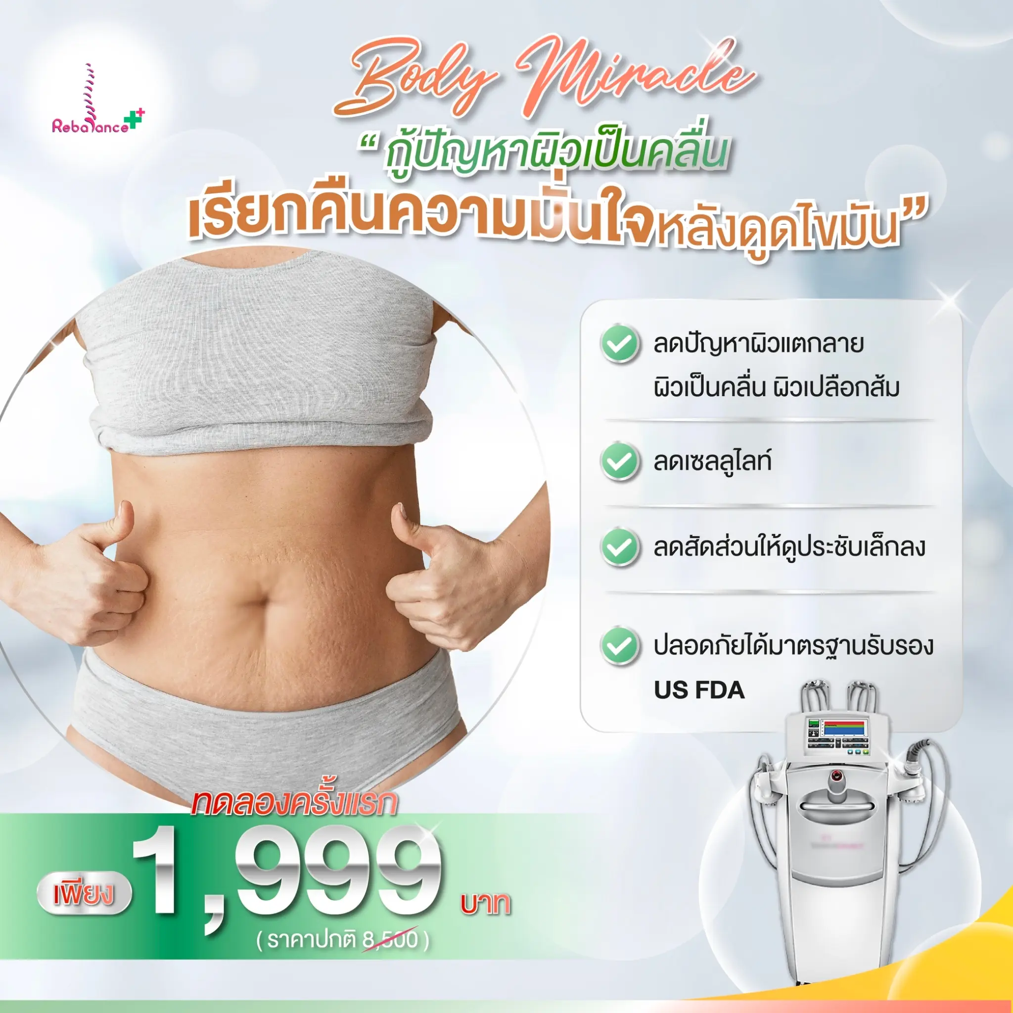 Body Miracle กู้ปัญหาผิวเป็นคลื่น